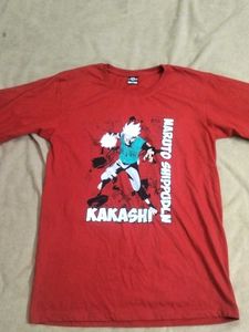 A classic red Kakashi oversized tee.