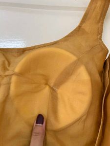 Golden Silk Blend Women Blouse