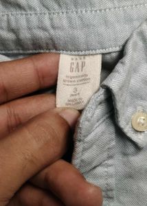 Gap Light Blue Button-Down Shirt