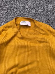 Mustard Yellow Knit Sweater