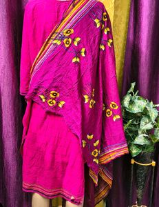 Vibrant Pink Kurta Set with Dupatta