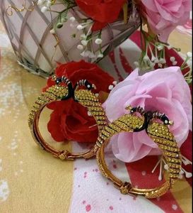 Stunning Peacock Bangle Set