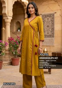 Stylish Wrap-Around Kurta