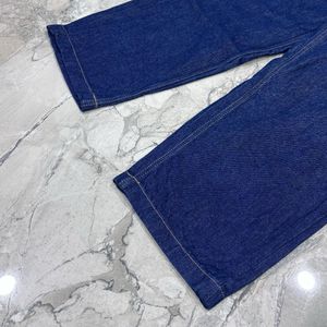 Raw Denim Baggy Jeans – Size 28 | Premium Quality
