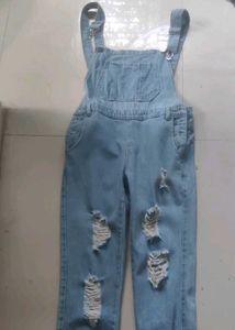Light Blue Denim Dungaree