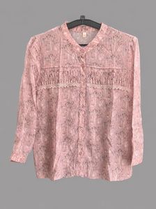Pink Printed shirt for girls , a beautiful work