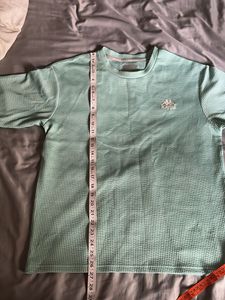 Aqua Waffle kappa tee