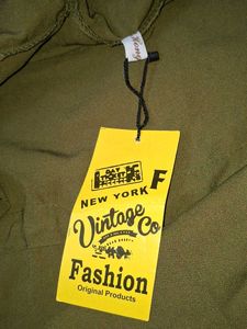 Olive Green Wrap Dress