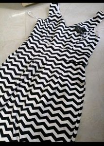 Chic Chevron Print Dress