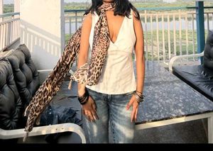 White V-Neck Tank Top