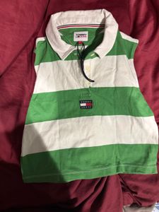 tommy hillier crop top