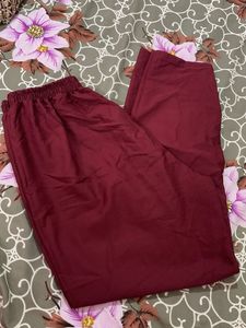 Elegant Maroon Embellished Dress