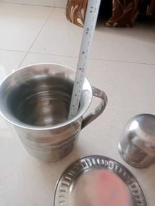 Vintage Stainless Steel Serving Set
