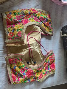 Embroidered Sari Blouse