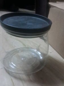 Clear  Jar with Lid