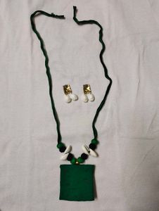 Unique Nataraja Pendant Necklace &amp; Earrings Set