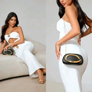 Zara Clutch with Premium Gold chain