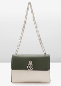 Allensolly Chic Two-Tone Chain Sling Bag