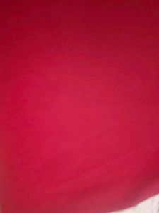 Red Basic T-Shirt with Tie Detail