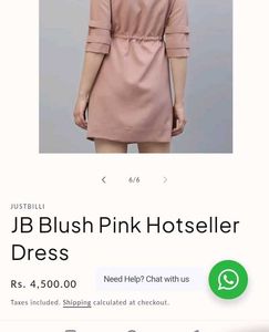 Just billi luxe Pink Utility Dress