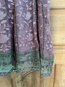 Exclusive Elegant Mauve Embellished Kurta