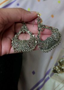 Boho Tribal Jhumka Earrings