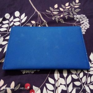 Bright Blue Envelope Clutch