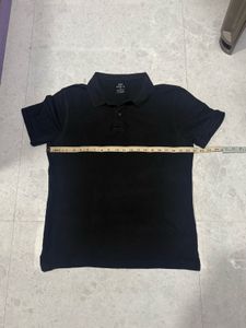 Mark&amp;Spencer Black Polo T Shirt