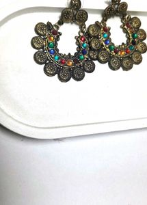 Boho Multicolor Dangle Earrings