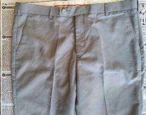 Men's Grey Formal Trousers