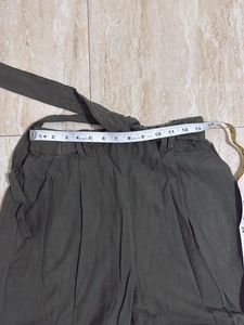 Wide Leg Pants with Belt