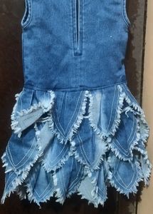 Cute Denim Dress for Girls