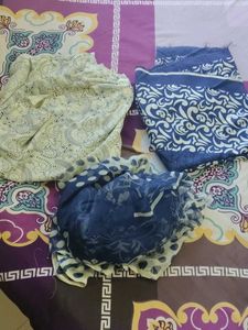 Mixed Fabric Dress Materials
