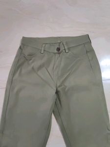 Olive green colour jeggings