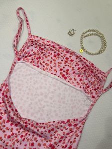 Cute Floral Print Slip Dress