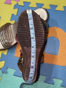 Regal Gold Wedge Sandals
