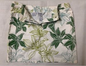 Nine West Cotton Floral Print Skirt