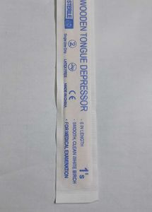 Wooden Sterile Tongue Dipreser