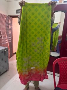 Vibrant Green Kurta Set with Dupatta