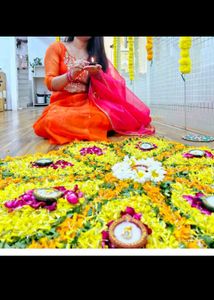 Elegant Orange Kurta Set without duptta