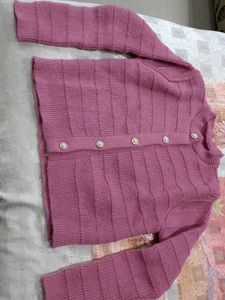 Pink Knit Cardigan +🎁 FREE GIFT JEANS OR TOP🧚‍♀️