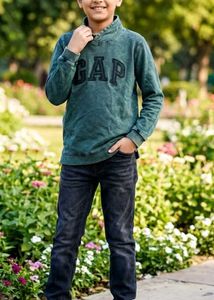 Cool Blue Denim Shirt for Boys