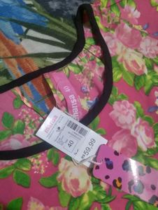 Vibrant Floral Print Top