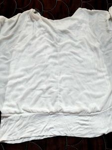 White Beaded Top