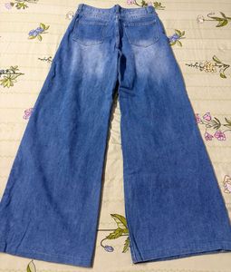 ruff Wide Leg Jeans