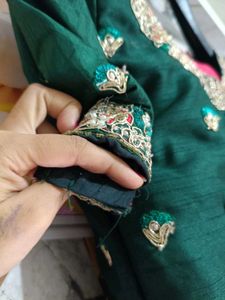 Designer saree with blause red sare