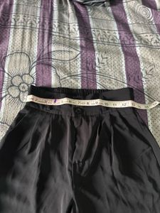 Black Wide Leg Trousers