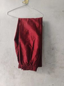 20%off Maroon Kurta with Floral Vest