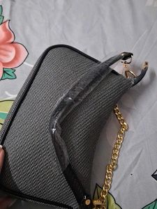 Prada Hobo Bag with Gold Chain