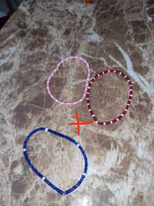 set of 2 +1 free Beaded Bracelet